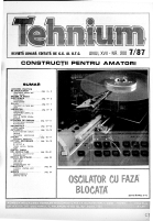 Revista Tehnium pe Anul 1987