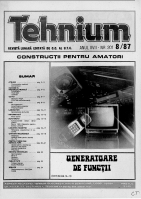 Revista Tehnium pe Anul 1987