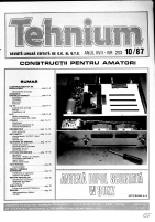 Revista Tehnium pe Anul 1987
