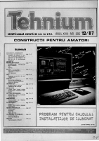 Revista Tehnium pe Anul 1987