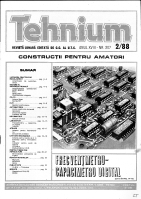 Revista Tehnium pe Anul 1988
