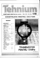 Revista Tehnium pe Anul 1988