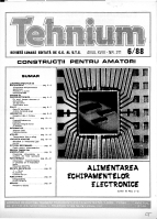 Revista Tehnium pe Anul 1988