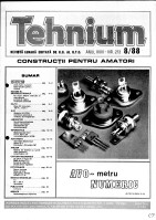 Revista Tehnium pe Anul 1988