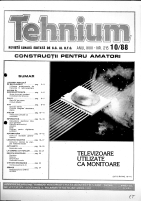Revista Tehnium pe Anul 1988