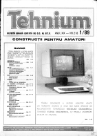 Colectia Revista Tehnium pe Anul 1989