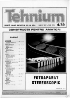 Revista Tehnium pe Anul 1989