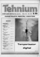 Revista Tehnium pe Anul 1989