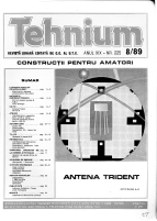 Revista Tehnium pe Anul 1989