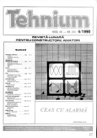 Revista Tehnium pe Anul 1990