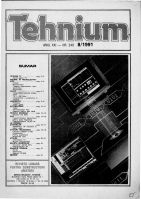 Revista Tehnium pe Anul 1991