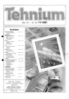 Revista Tehnium pe Anul 1991