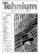 Revista Tehnium pe Anul 1992