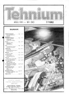 Revista Tehnium pe Anul 1992