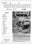 Revista Tehnium pe Anul 1992